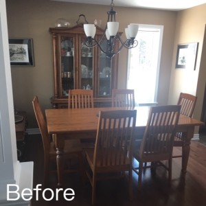 before dining room